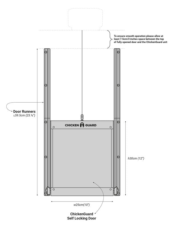 ChickenGuard Self Locking Door Only
