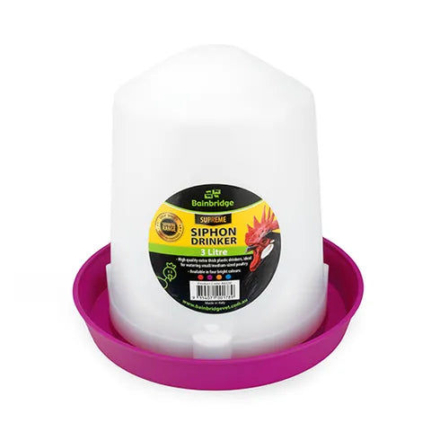 Supreme Siphon Poultry Drinker