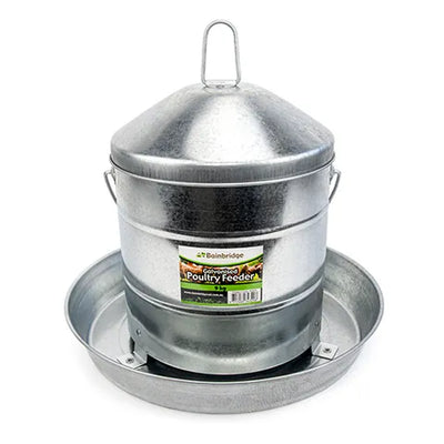 Galvanised Poultry Feeder