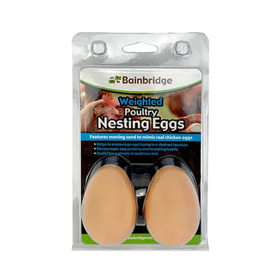 Weighted Poultry Nesting Egg - 2 Pack